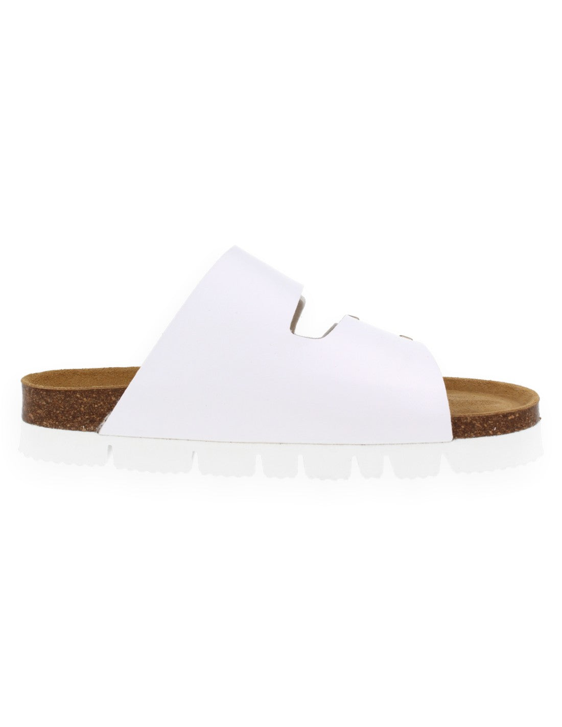 Sandália Mónaco 2 Tiras Velcro (Branco)