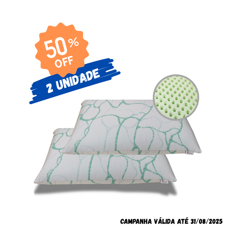 Almofada CoolSense Refrescante | 50% OFF na 2ª Unidade