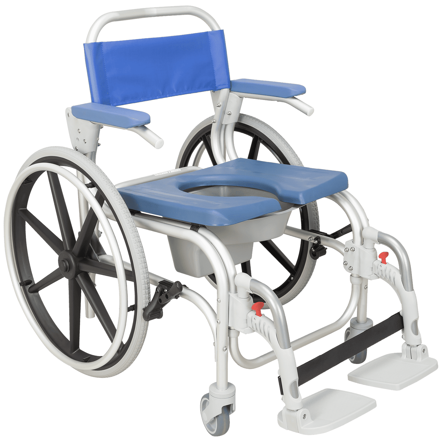 Cadeira de Banho Atlantic Roda Grande - Com assento ABS