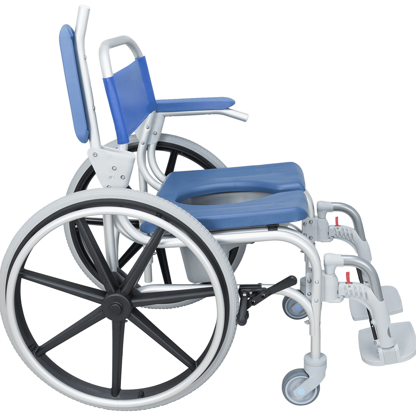 Cadeira de Banho Atlantic Roda Grande - Com assento ABS