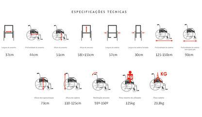 Cadeira de Rodas Celta Cama