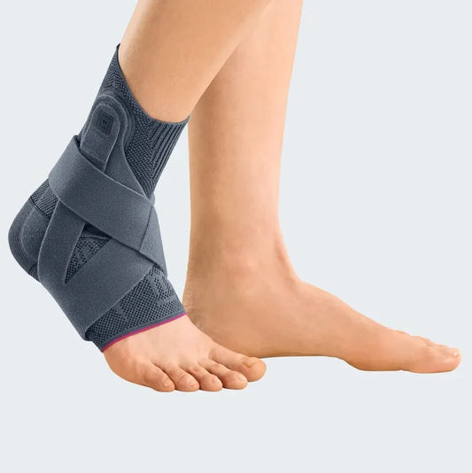 Pé elástico c/almofadas e sistema de tiras"Levamed®active"(Pé Esquerdo)