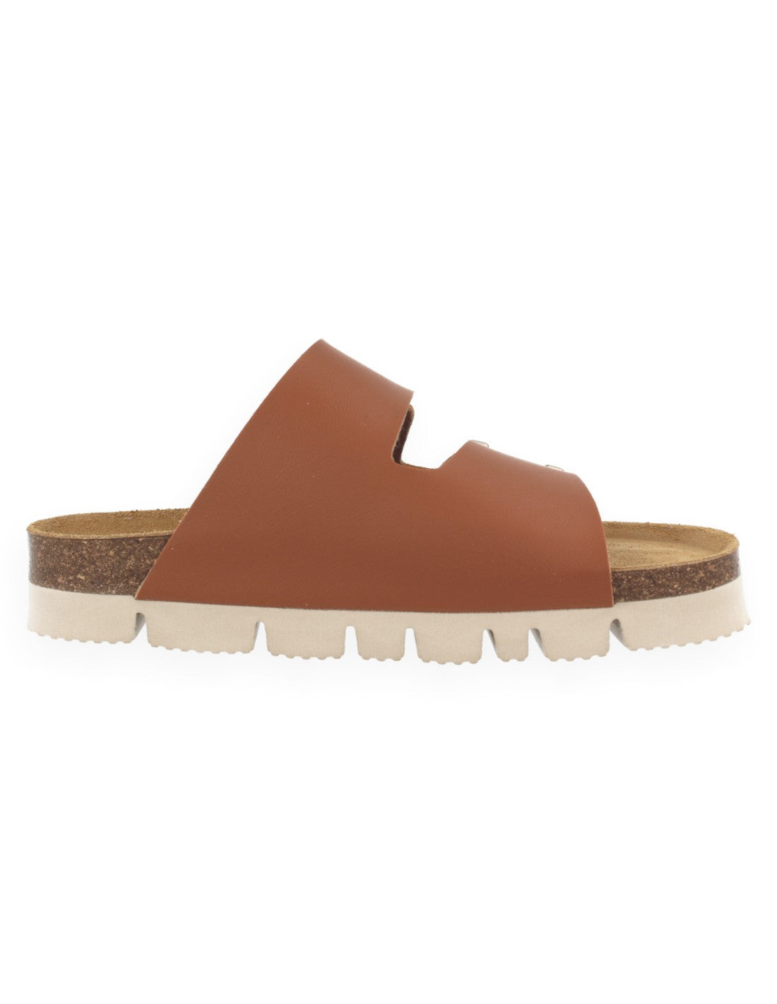 Sandália Mónaco 2 Tiras Velcro (Castanho)
