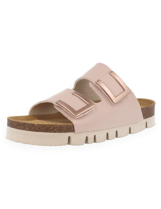 Sandália Mónaco 2 Tiras Velcro (Rosa)