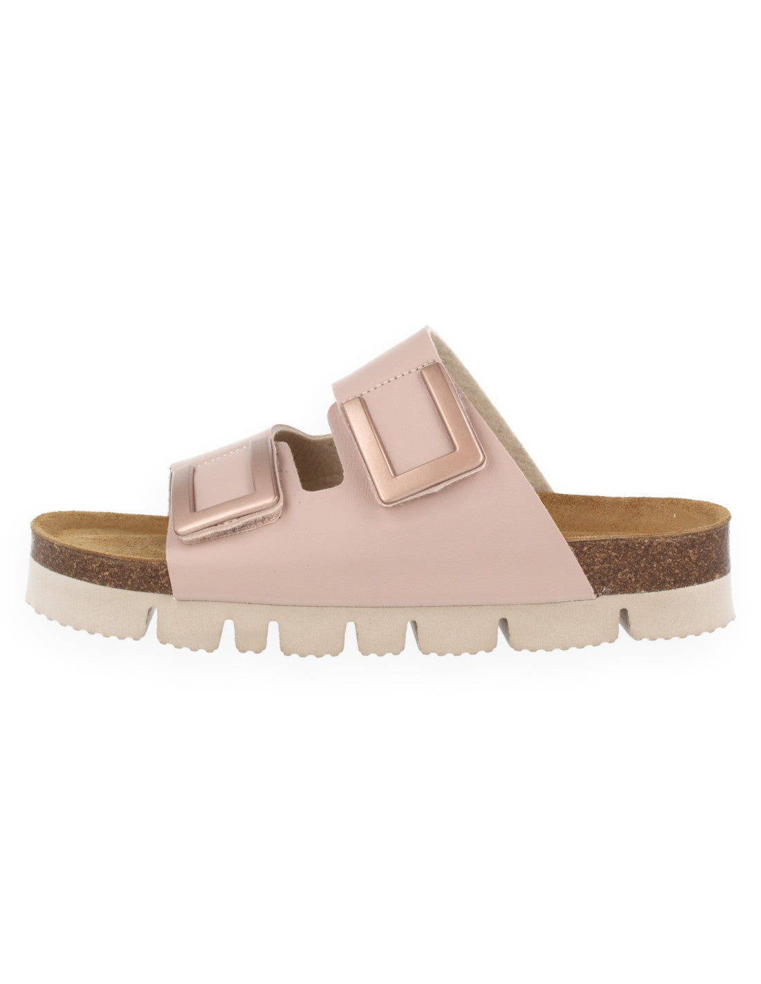 Sandália Mónaco 2 Tiras Velcro (Rosa)